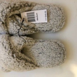 Vera Bradley Grey Slippers.  Size 7-8